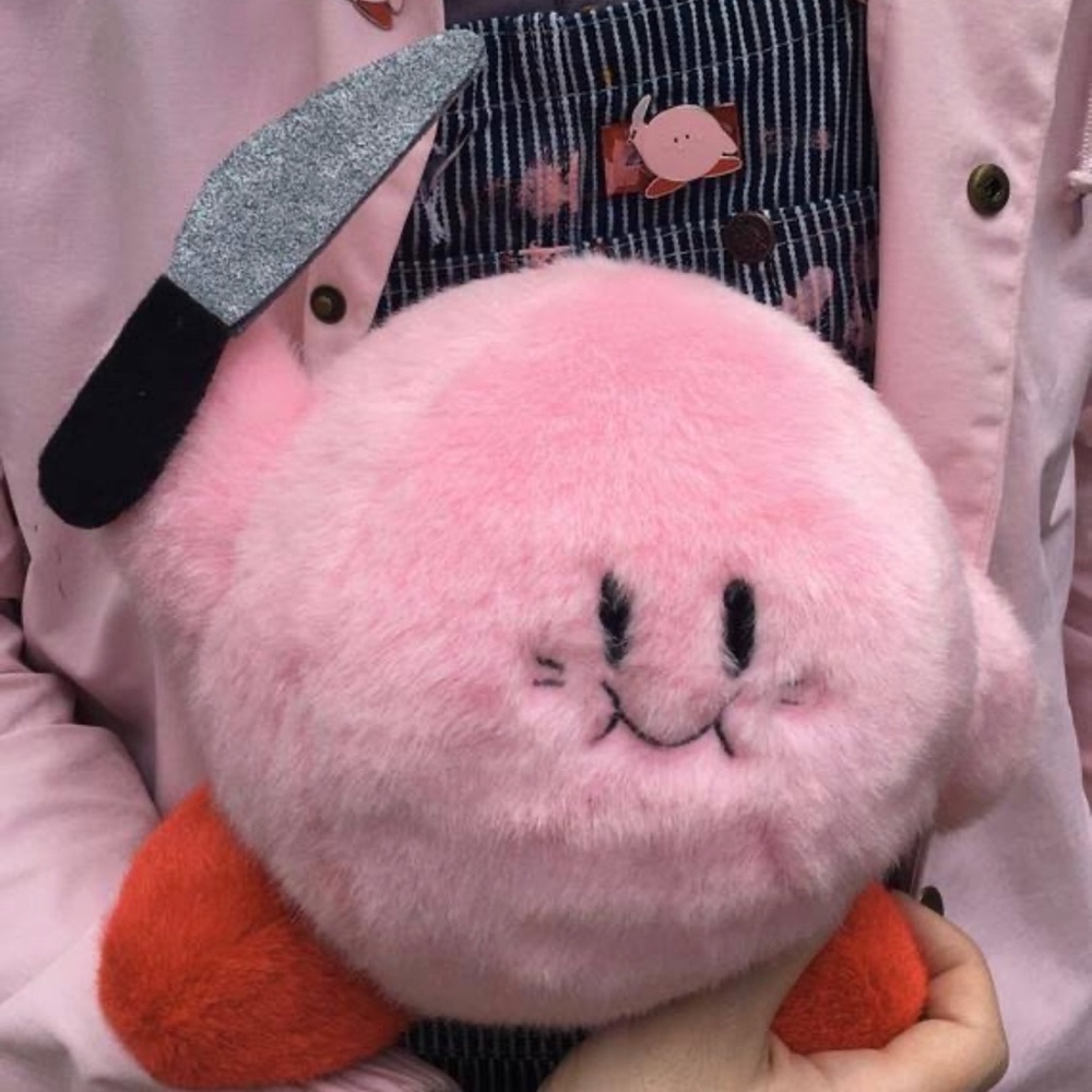 ISO: Kirby with a knife plush